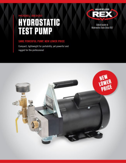 Hydrostatic Test Pump - 38300